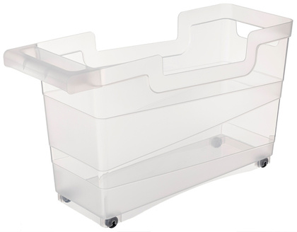 Контейнер для хранения Tule 12,5л, 453х160х257 мм,на колесиках(бесцветный)