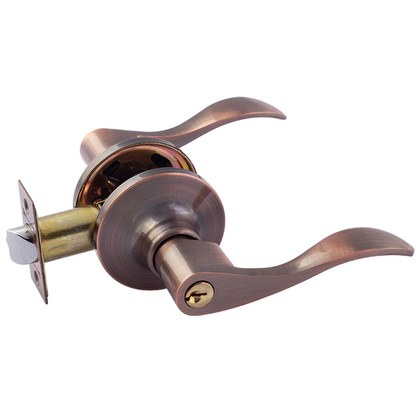 Защелка межкомнатная ISPARUS (стар.медь) ЗВ1-01 (ключ/фикс.)