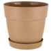 Горшок цветоч., Villa de Fiori, 4л, D200мм, молочный шоколад