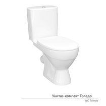 Унитаз-компакт Толедо МС Инкоэр белый с1 , ОАО Керамин