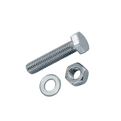 Набор болт М10х 90 шестигр.гол. оцинк. (2шт) + гайка + шайба