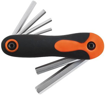 Ключи шестигранные 8шт (1,5-8мм) CrV складные FIT IT