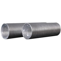 Воздуховод гибкий алюминиевый гофрированный, L до 1,5м 15ВА1,5