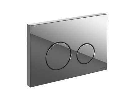 Кнопка для инсталляции Cersanit TWINS, пластик золотой матовый арт.63524