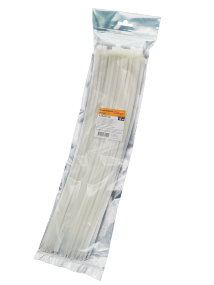 Хомут-стяжка 4,8х400мм Energy (белый) 100шт