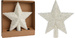 Верхушка ёлочная White star 20см, полипропилен, арт. AWR400930