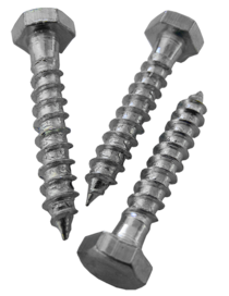 Шуруп шестигранный - 6.0x30 цинк (10 шт.)