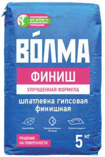 Шпатлевка гипсовая Волма Финиш, 5 кг