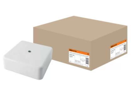 Коробка распаячная КР 75х75х28 ОП белая IP40  SQ1401-0205 TDM