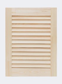 Дверца жалюзийная 20х344х467мм, сорт А, хвоя