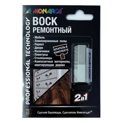 Воск ремонтный 2в1 MONARCA М02-1/М02-2. Ольха Пепельная/Дуб Леванте