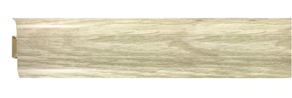 Плинтус напольный ПВХ Тополь канадский 56мм 2,5м 127 Rico Leo