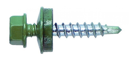 Саморез кров. 4,8х29 RAL 6005 зеленый мох (200шт)