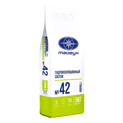 Гидроизоляционный состав Тайфун Мастер №42 5 кг
