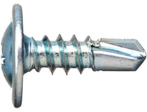 Шуруп по металлу 4,2х32 мм, пресс-шайба, сверло, оцинкованный, 300 шт