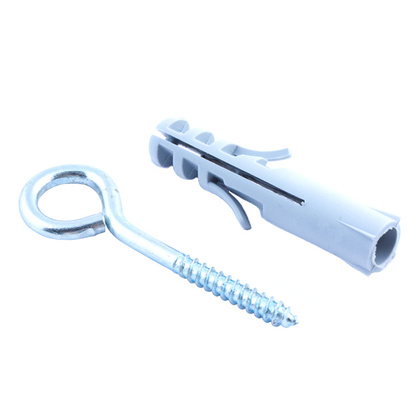 Шуруп-крючок кругл. с дюбелем 5 мм 8 шт