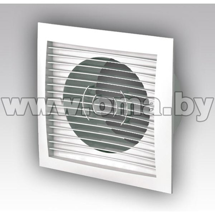 Решетка вентиляционная 170х170 с фланцем D125 ( 1717РС12,5Ф)