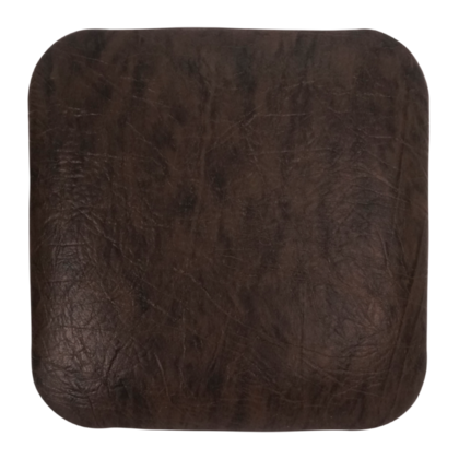 Табурет квадратный Пенек легкий 184 с ЛДСП, серый, цвет сиденья коричневый (v.000 с ЛДСП)