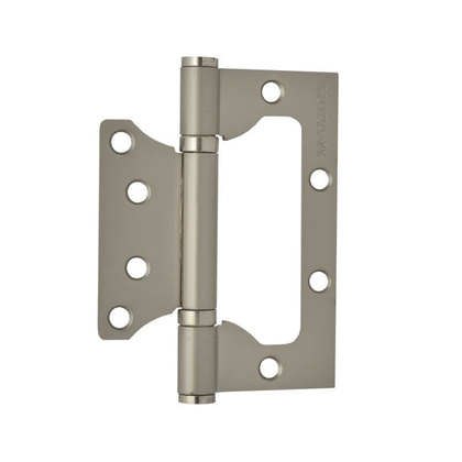 Петля дв. 100 универс.накладн.без врезки мат.хром без колп. (2шт) NORA-M