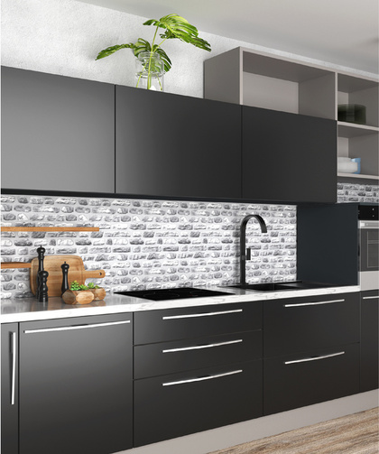 Панель ПВХ самоклеящаяся Grace кирпич Мергель известковый 473х475 мм