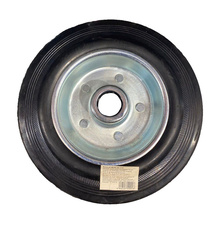 Колесо d=160 мм, черная рез., цельное, б/кронштейнов арт. C 63