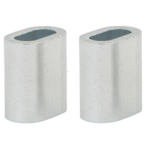 Наконечник троса алюм.DIN 3093 2мм 2 шт