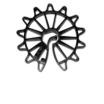 Фиксатор звездочка усиленная KRONEX 20 мм., арм. 5-16 мм. (упак.50 шт.),FKS-0025