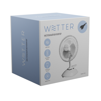 Вентилятор настольный Wetter FT15-2