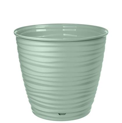 Горшок для цветов Saffron 9,1 л с поддон, 24*27 см(св-зелен)221610417/03