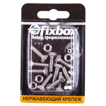 Болт нерж.DIN 933 М 5x16 с гайкой DIN934 10 шт