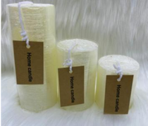 Свеча столбик Art&Home 7,5х6 см, молочный, арт. MUSJ675-B