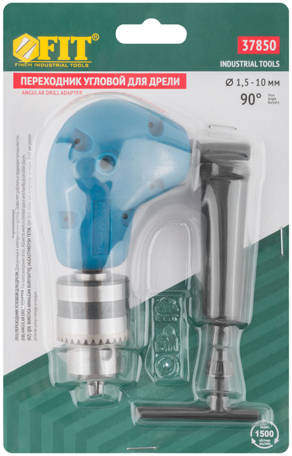 Насадка на дрель угловая с патроном 90гр. FIT