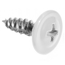 Шуруп по мет. 4,2х16 RAL 9003 белый п/шайба острый (20шт) оцинк.