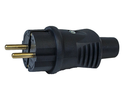 Вилка штепсельная В16-001 с заземлением