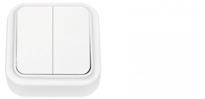 VIKA бел. Выключатель 2-кл. А56-134, ОККО