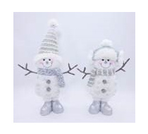 Фигурка новогодняя Калядны час Snowman 51см, арт. HE2209B-104