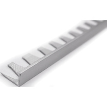 Угол д/плитки алюмин. 10мм(гибкий)наруж.РП-АКП-04 серебро мат 2,7м,DOMOLETTI