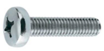 Винты - с полукр.гол. 3,0x 6 оцинк.DIN 7985, 30шт.