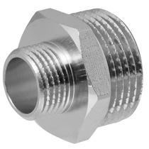 Ниппель - переходник (бочонок) 1 х 1/2 н/н MPF, MP-У