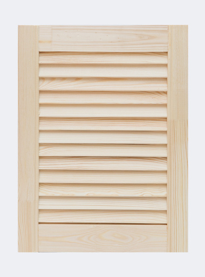 Дверца жалюзийная 20х344х467мм, сорт А, хвоя