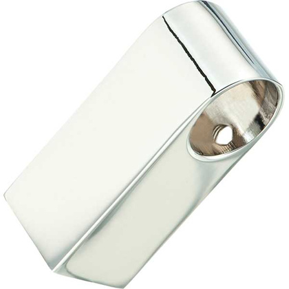 Держатель для рейлинга модерн металлический, хром