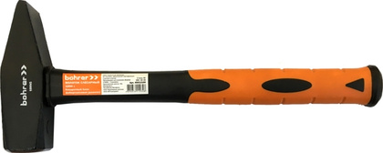 Молоток слесарный 400г. квадратный боек, фиберглас. рукоятка Bohrer 45012040