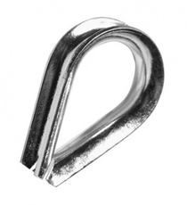 Коуш для стальных канатов (Тип А) DIN 6899 10 мм фас 2 шт Bohrer