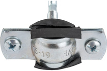 Хомут сантехнический (15-19мм) 3/8 цинк с гайкой М8 РФ