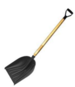 Лопата Купец чёрная , оц/пл, дер/чер. ,V-ручка, с/ч