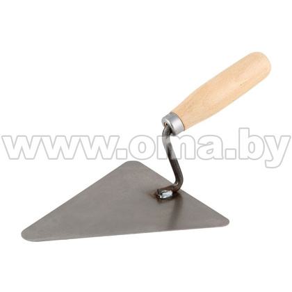 Кельма бетонщика (каменщика) КБ 200мм треугольник арт.040016  Inter-S