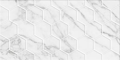 Плитка Marble Гексо стен белый 300x600 ОАО Березастройматериалы