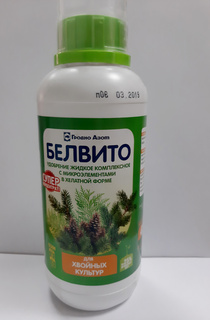 Удобрение с микроэлементами Белвито для хвойных культур, 0,5л