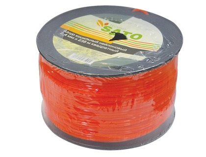 Леска для триммера SATO TECHNO 3LB 2,4мм 238м квадратный