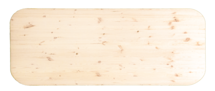 Столешница овальная 28х600х1500мм, сорт В, мат. Хвоя